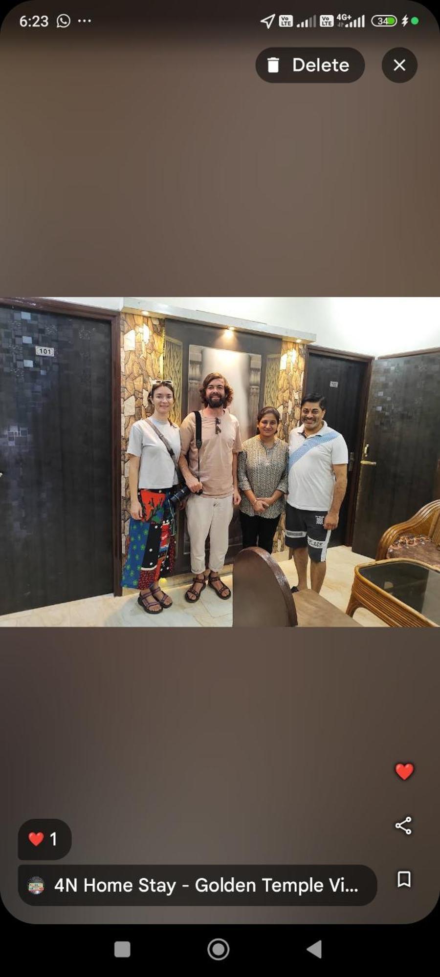4N Homestay- Golden Temple View Amritsar Ngoại thất bức ảnh