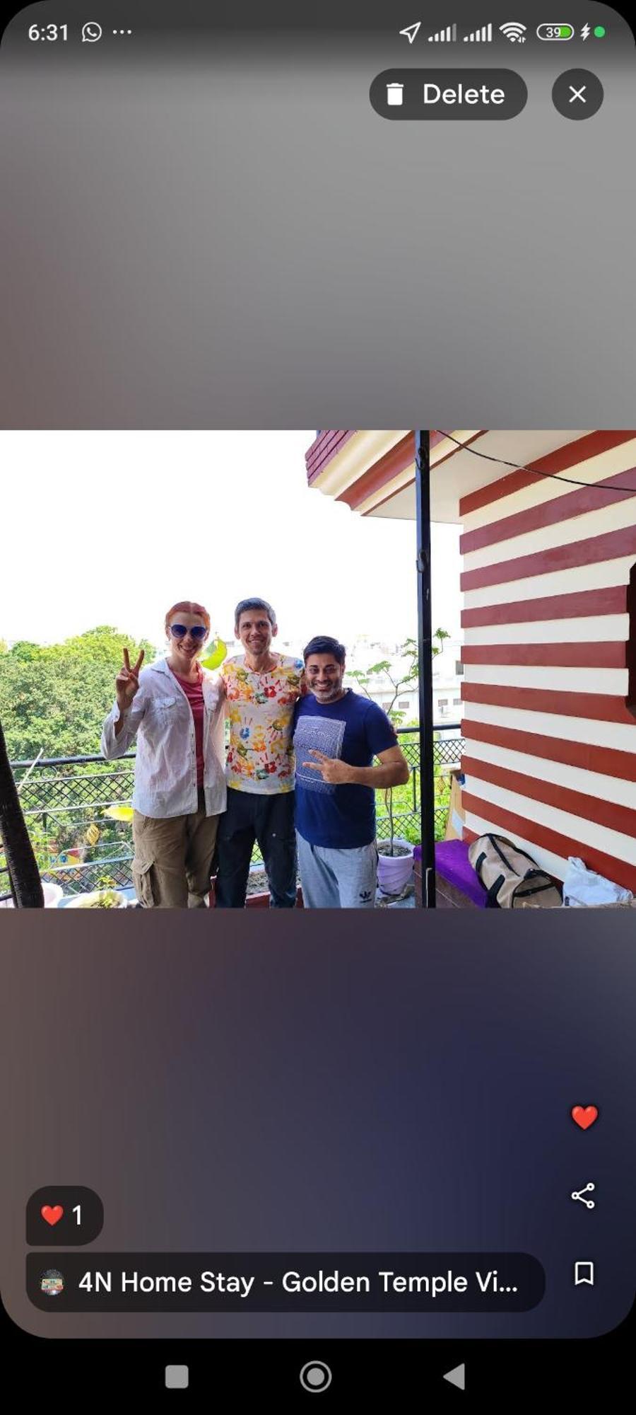 4N Homestay- Golden Temple View Amritsar Ngoại thất bức ảnh