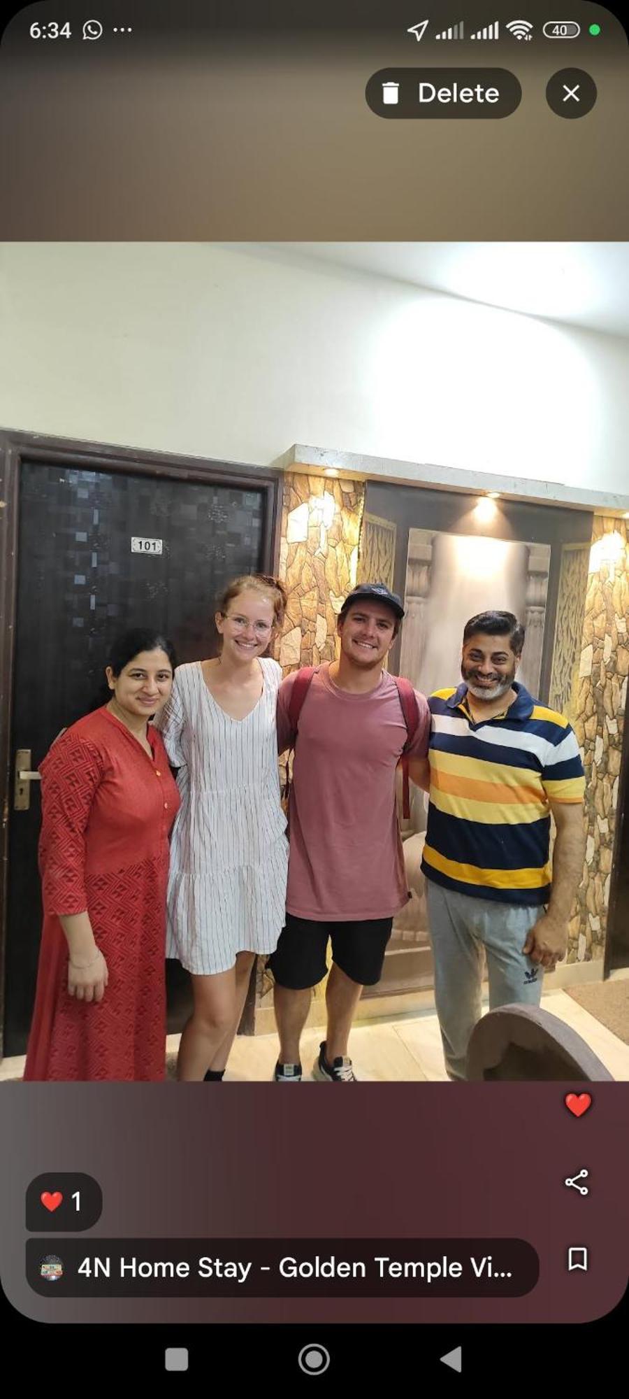 4N Homestay- Golden Temple View Amritsar Ngoại thất bức ảnh
