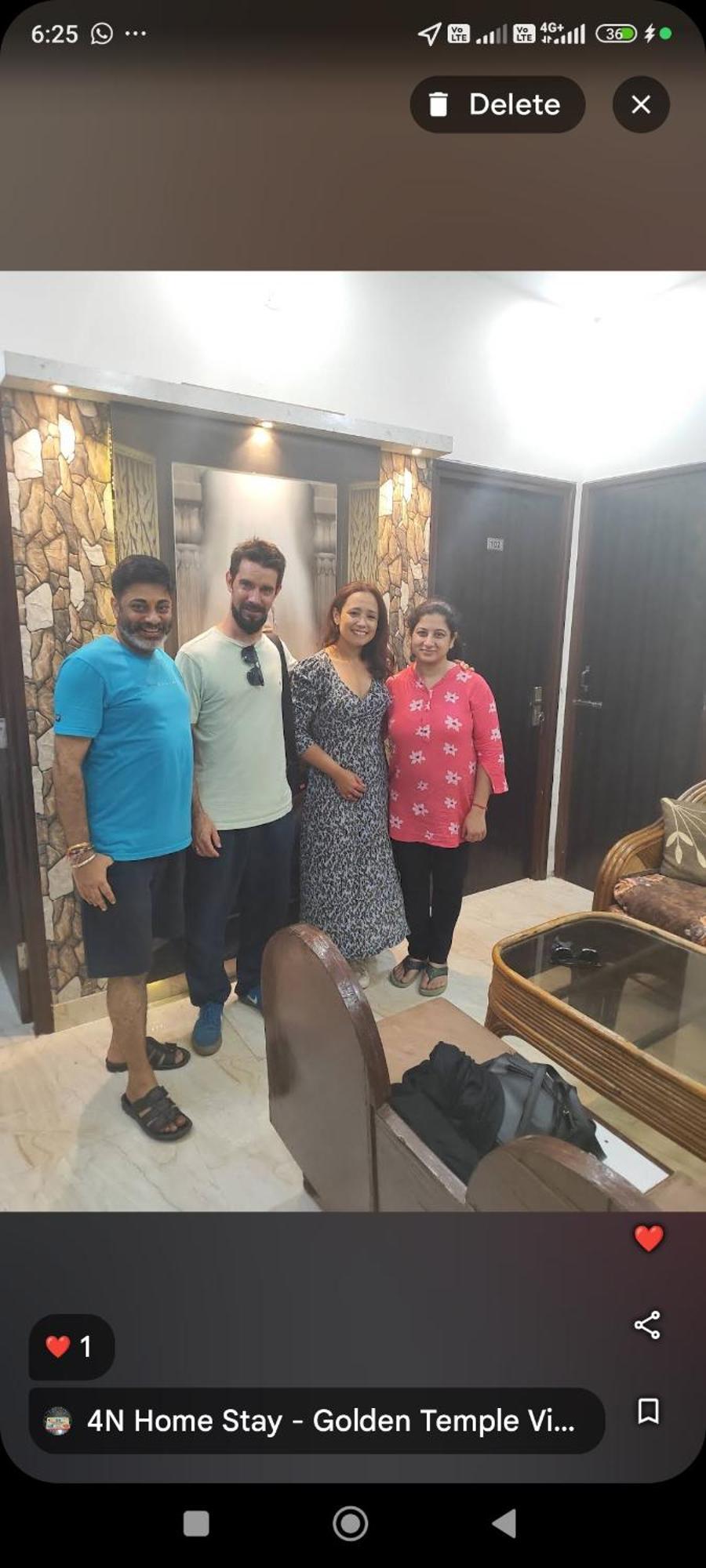 4N Homestay- Golden Temple View Amritsar Ngoại thất bức ảnh